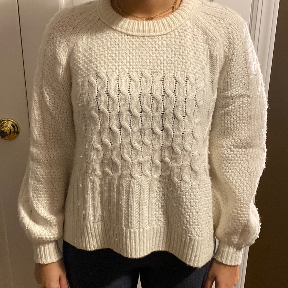 Madwell winter white sweater
